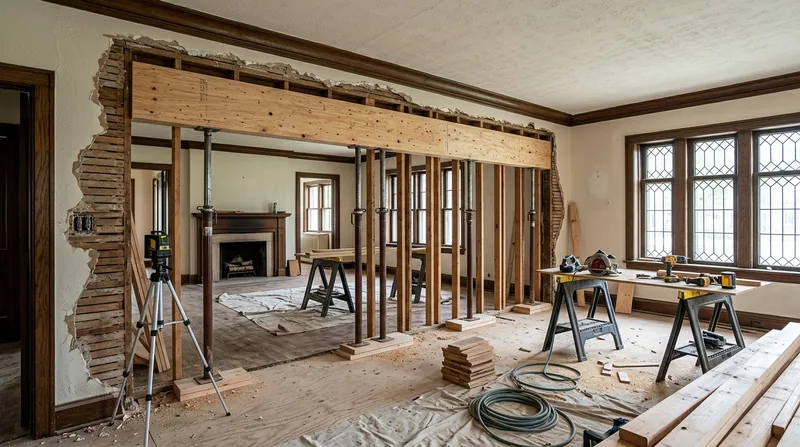 Beam Replacement & Load-Bearing Wall Removal Fort Wayne